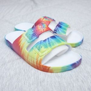 Freedom Moses Slides Tye Dye
